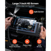 VEVOR Triple Lens Endoscope with Dual-Cable Setup, Industrial Borescope with Light, 7" HD IPS Spilt-Screen, 8 + 2 LEDs, 8X Zoom, IP67 Waterproof Snake Camera for Auto, Plumbing (16.4FT + 9.8FT Cables)