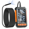 VEVOR Endoscope Camera with Light, Dual Lens Industrial Borescope, 4.3" Screen 1080P Inspection Camera, 8 + 1 Lights, 4X Zoom, IP67 Waterproof Snake Camera for Auto, Plumbing (16.4FT Cable, 32GB Card)