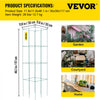 VEVOR Tomato Cages, 11.8\" x 11.8\" x 46.1\", 10 Packs Square Plant Support Cages, Green PVC-Coated Steel Tomato Towers for Climbing Vegetables, Plants, Flowers, Fruits