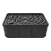 VEVOR Fountain and Water Feature Basin, 30-Inch Disappearing Water Fountain Basin for Landscape and Garden, Supports Up to 500 lbs, Heavy Duty Pond Reservoir for Bubbling Rock & Garden Statues, Black