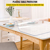 VEVOR Plastic Table Cover 42 x 72 Inch, 1.5 mm Thick Clear Table Protector, Rectangle Clear Desk Mat, Waterproof & Easy Cleaning for Office Dresser Night Stand