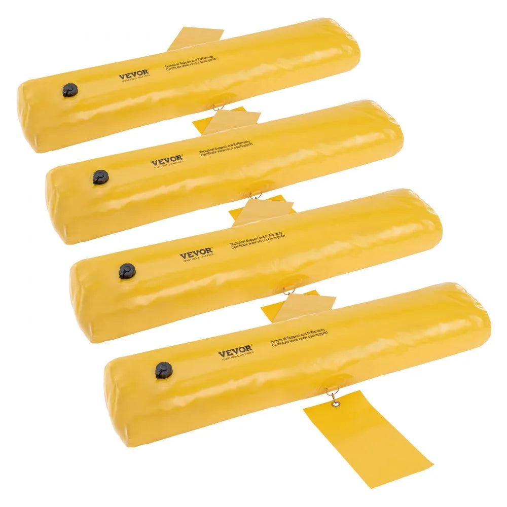 VEVOR Flood Barriers, Sandbag Alternative Flood Bags 4 Pack,  Flood Barrier for Home, Water Barriers for Flooding, Doorway, Driveway(4FTx6in)