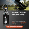 VEVOR 14 Quart Hydraulic Pump, 2.2KW Hydraulic Motor Dump Trailer Pump Single Acting, 3200 PSI Max Relief Pressure, 1.7 GPM Flow Rate, AC220-240V Hydraulic Power Unit Car Lift (Vertical Installation)