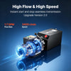 VEVOR 14 Quart Hydraulic Pump, 2.2KW Hydraulic Motor Dump Trailer Pump Single Acting, 3200 PSI Max Relief Pressure, 1.7 GPM Flow Rate, AC220-240V Hydraulic Power Unit Car Lift (Vertical Installation)