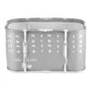 VEVOR Portable Foldable Bathtub 37.4"x23.6"x19.7" Soaking for Adults Gray, for Bathroom Shower Stall, 3-Layer Insulation, Space Saving, Family Hot SPA Ice Bath Tub with 2 Drain Ports, Indoor Outdoor
