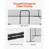 VEVOR Baseball Batting Cage, 39.4 x 12.1 x 10.2 FT Freestanding Portable Batting Cage, Hitting Cages with 45-Ply Knotted HDPE & Long Positioning Ropes, Battings Cages Netting for Indoor Outdoor