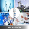 VEVOR Jacketed Reactor 5L Laboratory Glass Reactor, Jacketed Glass Reactor, Chemical Reaction Vessel, Lab Jacketed Reactor, Reaction Vessel Chemistry, With Digital Display, For Reaction Distillation