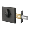 VEVOR Deadbolt Lock, Square Single Cylinder Dead Bolt, Keyed 1 Side, Fits Standard Size Interior and Exterior Doors, Full Metal, with 3 Keys, for Front Entry Door Residential Security, Matte Black