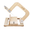 VEVOR Soap Cutter, 0-2 inch Adjustable Thickness, Wood Soap Slicer with Stainless Steel Adjustable Wire Tension, with Extra Wires, Multi Handmade Cutter for Candles, DIY Making Cutting Tool
