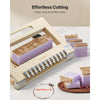 VEVOR Soap Cutter, Cut 1-12 Bars, Precisely and Accurately Cut 1 Inch Bars, Wood Frame With Steel Wire, with Extra Wires, Multi Handmade Soap Wire Cutter for Candles, DIY Making Cutting Tool
