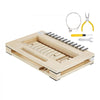 VEVOR Soap Cutter, Cut 1-12 Bars, Precisely and Accurately Cut 1" Bars, Wood Frame With Stainless Steel Wire, with Extra Wires, Multi Handmade Soap Wire Cutter for Candles, DIY Making Cutting Tool