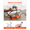 VEVOR Magnetic Helping Hands Soldering Station, Third Hand Soldering Tool with 3X LED Magnifying Lamp, 4 PCB Holders & 360 Hot Air Gun Holder, Heavy-Duty Base Station for Electronic Repair Craft Hobby