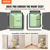 VEVOR 8.5"Wx21"Dx15"H Pull Out Cabinet Organizer, Heavy Duty Slide Out Pantry Shelves, Steel Roll Out Drawers, Sliding Drawer Storage for Home Under Sink, 10"Wx22"Dx18"H Install Size for Cabinet