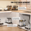 VEVOR 2 Tier Pull Out Cabinet Organizer(10.7"W x 14.2"D ), Under Sink Organizer and Storage, Slide Out Drawer Cabinet Organizer, Wire Basket Shelf, 25.5"Wx15.5"Dx13"H Install Size for Cabinet (2 Pack)
