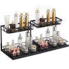 VEVOR 2 Tier Pull Out Cabinet Organizer(10.7"W x 14.2"D ), Under Sink Organizer and Storage, Slide Out Drawer Cabinet Organizer, Wire Basket Shelf, 25.5"Wx15.5"Dx13"H Install Size for Cabinet (2 Pack)