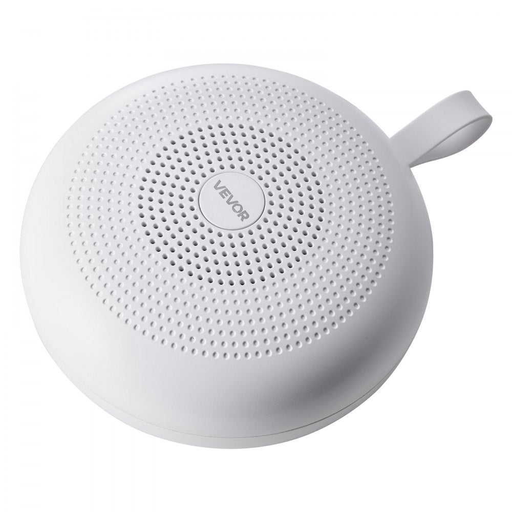 VEVOR Sound Machine, 30 Soothing Sleep Sounds, 3-in-1 Portable and Hangable White Noise Sound Machine with Auto-Off Timer, Soft Ring Light and Memory Function, for Baby, Adults, Home, Office & Travel
