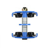 VEVOR Manual Trolley, 2200 lbs/1 Ton Load Capacity, Push Beam Trolley with Dual Wheels, Adjustable for I-Beam Flange Width 2.5" to 7", Heavy Duty Alloy Steel Garage Hoist for Straight Curved I Beam