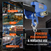 VEVOR Manual Trolley, 4400 lbs/2 Ton Load Capacity, Push Beam Trolley with Dual Wheels, Adjustable for I-Beam Flange Width 2.5" to 7", Heavy Duty Alloy Steel Garage Hoist for Straight Curved I Beam