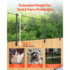VEVOR Fence Post Extender, 12 Packs 32.1 in Barbed Wire Arm, Sturdy Steel Fence Height Extender, Flat or Surface Mounted  Barbed Wire Extension Arms, Protect Privacy and Prevent Pets Jumping Off