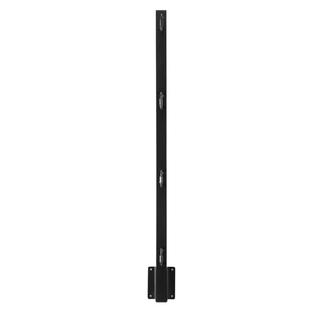 VEVOR Fence Post Extender, 12 Packs 32.1 in Barbed Wire Arm, Sturdy Steel Fence Height Extender, Flat or Surface Mounted  Barbed Wire Extension Arms, Protect Privacy and Prevent Pets Jumping Off