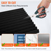 VEVOR Acoustic Foam Panels, 80 Pack 12 x 12 x 1 inches, High Density Soundproof Wall Panels,Fire-Resistant Acoustic Panels,Sound Dampening Absorbing Panels for Studio Wall and Ceiling,Black