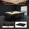 VEVOR Acoustic Foam Panels, 80 Pack 12 x 12 x 1 inches, High Density Soundproof Wall Panels,Fire-Resistant Acoustic Panels,Sound Dampening Absorbing Panels for Studio Wall and Ceiling,Black