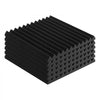 VEVOR Acoustic Foam Panels, 80 Pack 12 x 12 x 1 inches, High Density Soundproof Wall Panels,Fire-Resistant Acoustic Panels,Sound Dampening Absorbing Panels for Studio Wall and Ceiling,Black