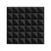 VEVOR Acoustic Foam Panels, 24 Pack 12 x 12 x 2 inches, Pyramid Soundproof Wall Panels,Fire-Resistant Acoustic Panels,Sound Dampening Absorbing Panels for Studio Wall and Ceiling,Black