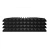 VEVOR Acoustic Foam Panels, 4 Pack 48 x 24 x 2 inches, Pyramid Designed Soundproof Wall Panels,Fire-Resistant Acoustic Panels,Sound Dampening Absorbing Panels for Studio Wall and Ceiling,Black