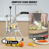 VEVOR Commercial Vegetable Fruit Chopper 1/4" Blade Heavy Duty Professional Food Dicer Kattex French Fry Cutter Onion Slicer Stainless Steel for Tomato Peppers Potato Mushroom