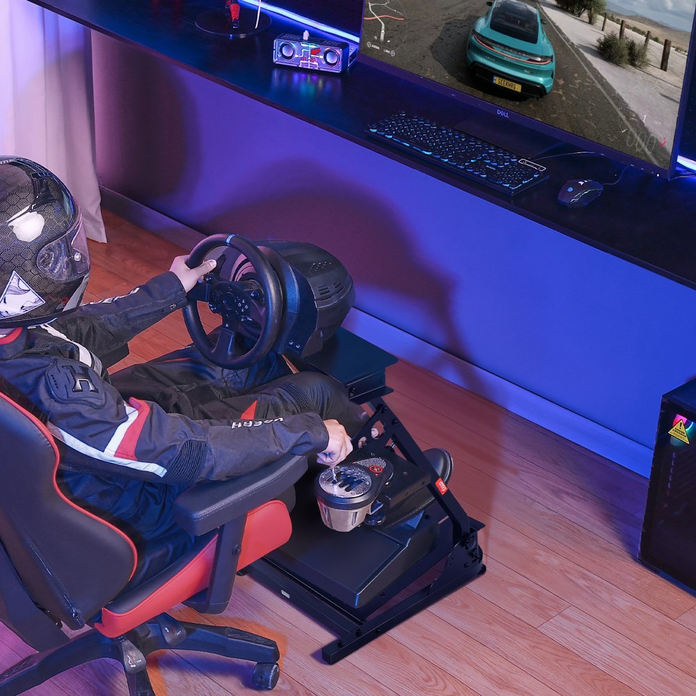 VEVOR G920 Racing Steering Wheel Stand Shifter Mount fit for Logitech G27 G25 G29 Gaming Wheel Stand Wheel Pedals NOT Included Racing Wheel Stand