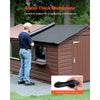 VEVOR Roll Roofing, 10 x 15 ft, 45 mil EPDM Rubber Roofing, Long Lifespan & Weather-resistant, Withstands Harsh Temperatures, Flexible & Easy Installation, Roof Underlayment for RVs, Roofs, Ponds