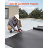 VEVOR Roll Roofing, 10 x 15 ft, 45 mil EPDM Rubber Roofing, Long Lifespan & Weather-resistant, Withstands Harsh Temperatures, Flexible & Easy Installation, Roof Underlayment for RVs, Roofs, Ponds