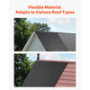 VEVOR Roll Roofing, 10 x 15 ft, 45 mil EPDM Rubber Roofing, Long Lifespan & Weather-resistant, Withstands Harsh Temperatures, Flexible & Easy Installation, Roof Underlayment for RVs, Roofs, Ponds