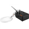 VEVOR Airbrush Kit, Portable Airbrush Set with Compressor, Airbrushing System Kit with Multi-Purpose Dual-Action Gravity Feed Airbrushes, Art Nail Cookie Tattoo Makeup