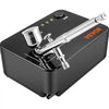 VEVOR Airbrush Kit, Portable Airbrush Set with Compressor, Airbrushing System Kit with Multi-Purpose Dual-Action Gravity Feed Airbrushes, Art Nail Cookie Tattoo Makeup
