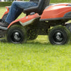 VEVOR Tubeless Mower Wheels, 11x4-5" Size, Pair of Flat-Free PU Tires on Rims, 3.4" Hub, 3/4" Bushing, Includes 20 Adapters, Suitable for Riding Mowers and Lawn Tractors