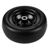 VEVOR Tubeless Mower Wheels, 11x4-5" Size, Pair of Flat-Free PU Tires on Rims, 3.4" Hub, 3/4" Bushing, Includes 20 Adapters, Suitable for Riding Mowers and Lawn Tractors