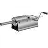 VEVOR Manual Sausage Stuffer, 3 L / 7 LBS Horizontal Sausage Machine, Dual-Speed Meat Stuffer, Made of Food-Grade 304 Stainless Steel, Includes 5 Stuffing Tubes, for Home Kitchen Restaurant Commercial