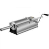VEVOR Manual Sausage Stuffer, 5 L / 11 LBS Horizontal Sausage Machine, Dual-Speed Meat Stuffer, Made of Food-Grade 304 Stainless Steel, Includes 5 Stuffing Tubes, for Home Kitchen Restaurant Commercia