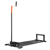 VEVOR Ride on Lawn Mower Lift Jack, 880 Lbs Weight Capacity, Telescopic Maintenance Jack with Crank Handle & Power Tool Handle, Foldable Lawn Tractor Lifter for Lawn Mowers and Garden Tractors, Black