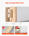 High-strength MDF and pine core construction detail (warp-resistant, scratch-proof)