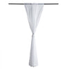 VEVOR Sheer Curtains, 84 inches Long, 2 Panels Set Sheer White Curtains, Each 42" W x 84" L, Dual Rod Pocket Installation, 100% Polyester Window Drapes for Bedroom, Living Room, Balcony, Yard