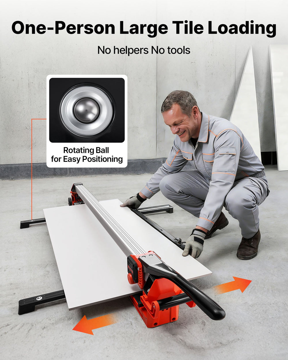 VEVOR 47.2-Inch Manual Tile Cutter - image 3