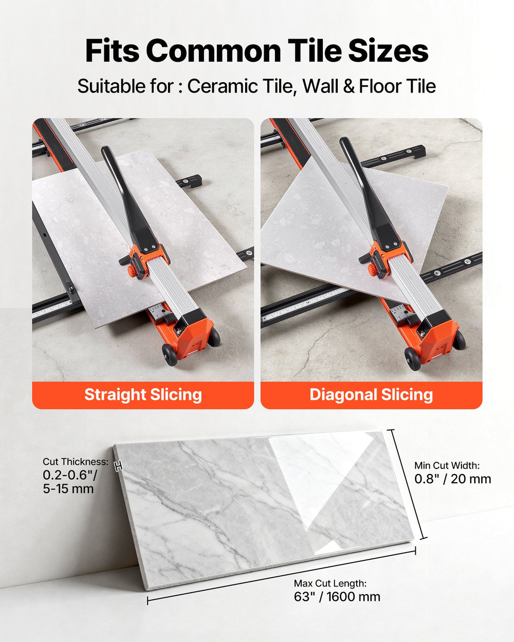 VEVOR 63-Inch Manual Tile Cutter - image 5
