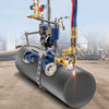 VEVOR CG2-11Y Manual Pipe Cutting Machine, 0.2"-2" Thick Pipe Beveling Machine with 82-in Chain, 0°-45° Adjusted Angle Gas Cutting Machine with 3 Tips, Portable Torch Beveling Gas Cutter