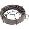 VEVOR Drain Cleaning Cable 75 Feet x 3/8 Inch Solid Core Cable Sewer Cable Drain Auger Cable Cleaner Snake Clog Pipe Drain Cleaning Cable Sewer Drain Auger Snake Pipe