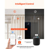 VEVOR Automatic Curtain Opener, APP and Remote Control, Hub Included, Electric Smart Curtain Opener Compatible with Alexa and Google Home, Timed Opening and Closing, Silent Mode, for Roman Rods