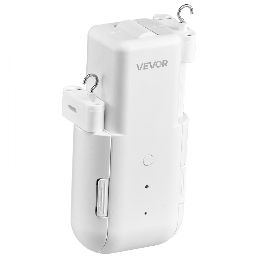 VEVOR Automatic Curtain Opener, 2 Pack, APP and Remote Control, Hub Included, Electric Smart Curtain Opener Compatible with Alexa and Google Home, Timed Opening and Closing, for Roman Rods, U/I Rails