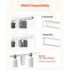 VEVOR Automatic Curtain Opener, APP and Remote Control, Hub Included, Electric Smart Curtain Opener Compatible with Alexa and Google Home, Timed Opening and Closing, for U-shaped/I-shaped Rails